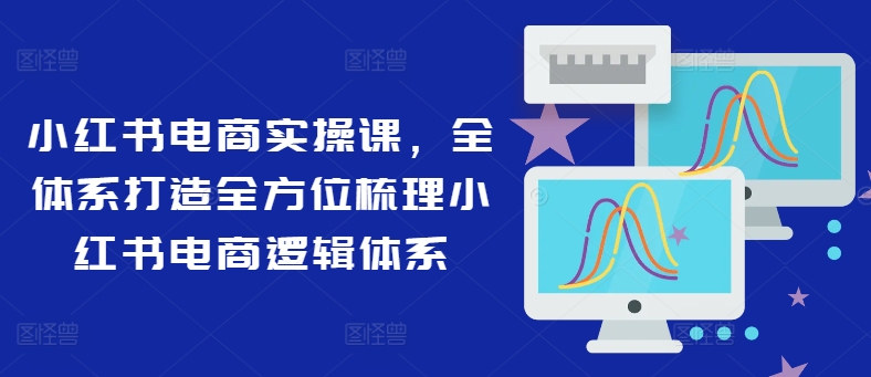 小红书电商实操课，全管理体系打造出多方位整理小红书电商逻辑框架-9527素材资源站