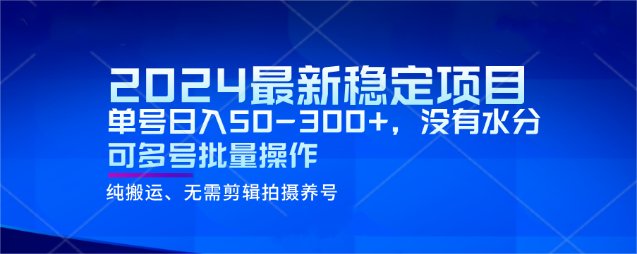 2024全新平稳蓝海项目，运单号日入50-300 ，并没有水份 可以多号批量处理-9527素材资源站