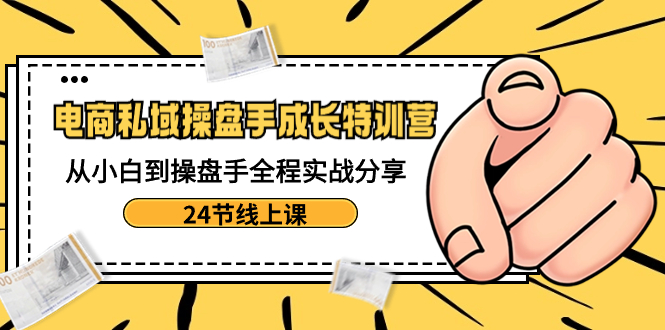 （8723期）电子商务公域-股票操盘手发展夏令营：从小白到股票操盘手全过程实战演练共享-24节线上课-9527素材资源站