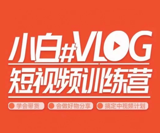小呆说视–小白VLOG短视频训练营，学会带货、好物、直播、中视频-9527素材资源站