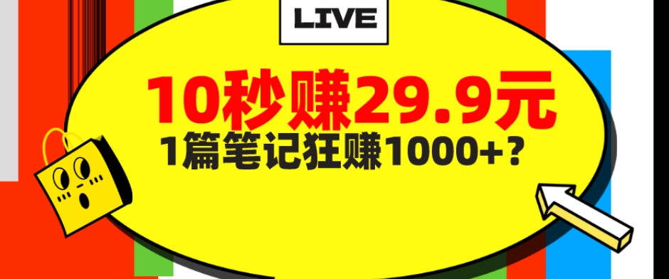 她，靠1个手机软件，10秒赚29.9元，1篇手记狂赚1000 ？-9527素材资源站