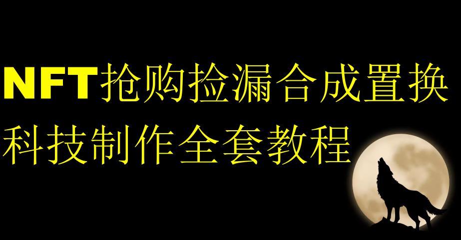 NFT限时秒杀测漏形成拆换科技制作全套入门教程-9527素材资源站