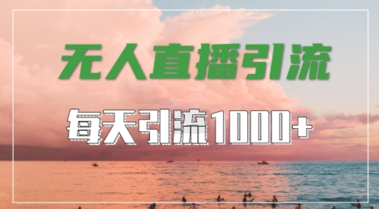 抖音快手视频号全平台通用，无人直播引流法，超暴力引流1000+高质量精准创业粉【揭秘】-9527素材资源站