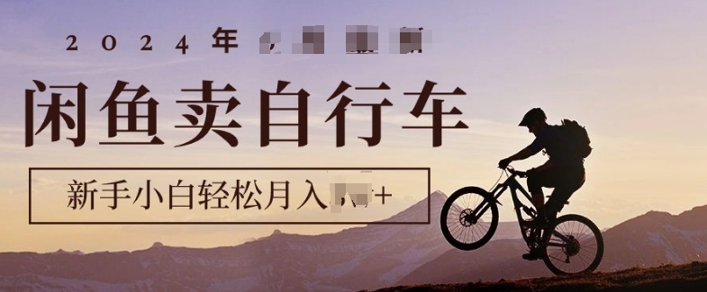 骑行圈的真相之我还在淘宝闲鱼单车，新项目成本低，0成本费就可以操作-9527素材资源站