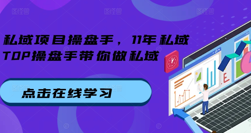 公域项目操盘手，11年公域TOP股票操盘手陪你做公域-9527素材资源站